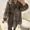 Leopard Blouse Dress - Afbeelding 4