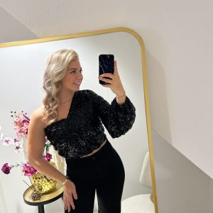 Sparkling Top - Zwart