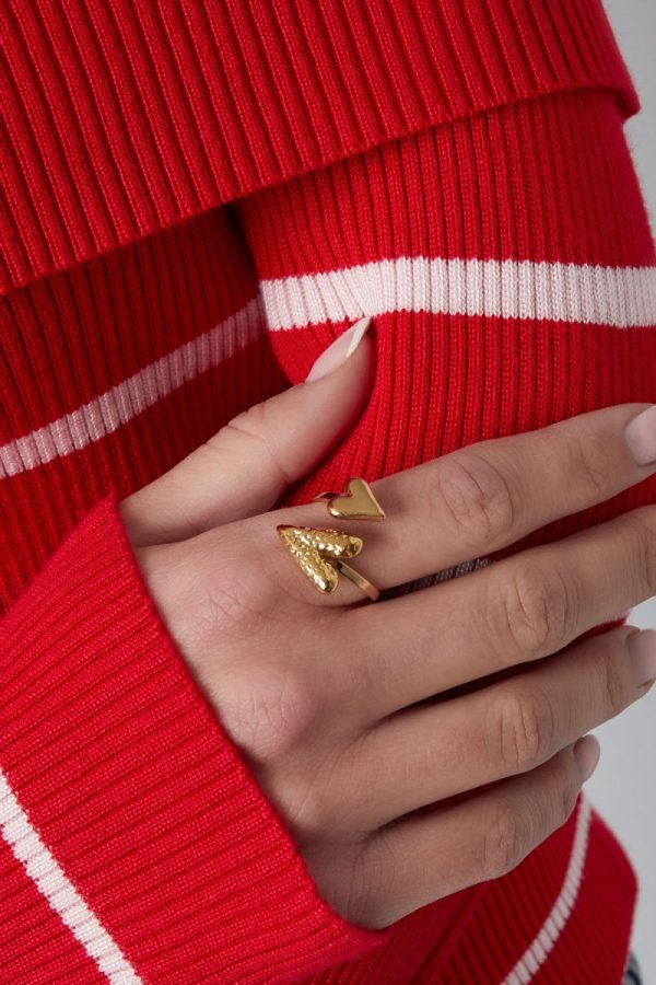 Dual Affection Ring - Goud - Afbeelding 4