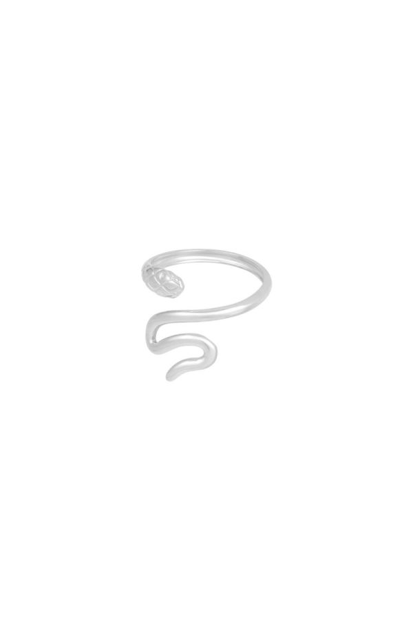 Rizz Dazzle Snake Ring - Zilver - Afbeelding 2