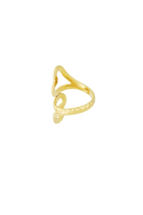 Double Heart Ring - Goud - Afbeelding 3