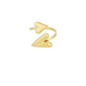 Dual Affection Ring - Goud