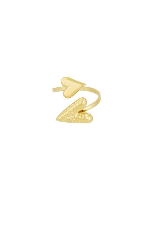 Dual Affection Ring - Goud