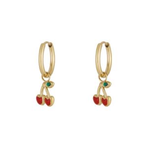 Cherry On Top Oorbellen - Goud