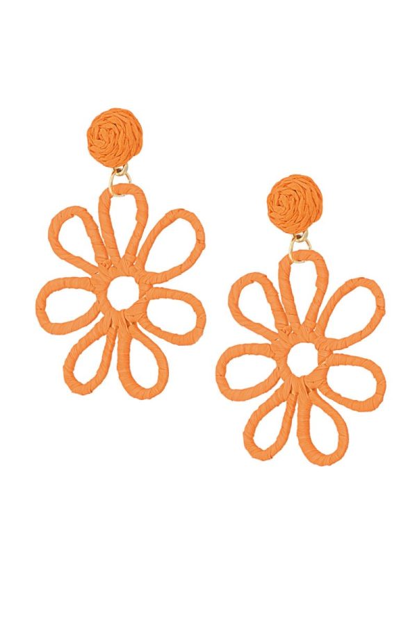 Flower oorbellen - Oranje - Afbeelding 2