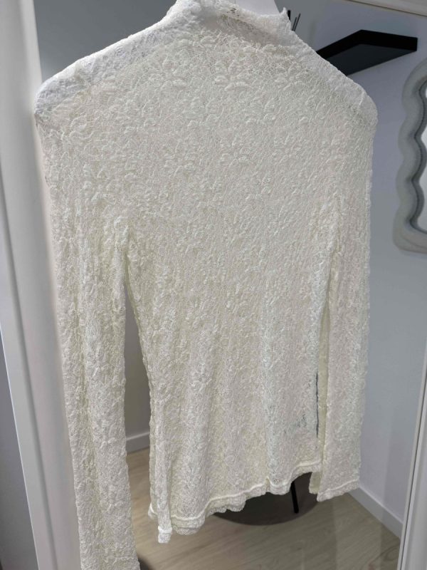 Lace Top Col - Ecru - Afbeelding 2