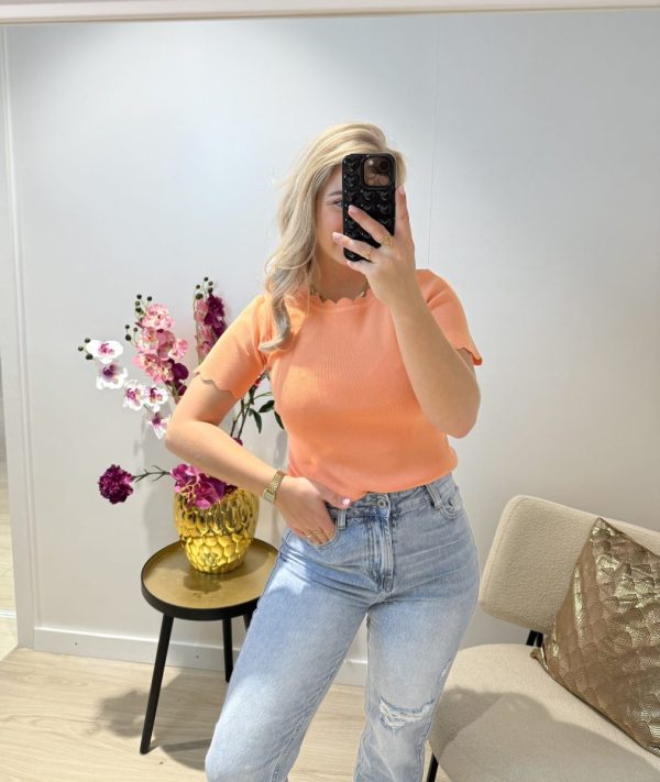 Meave Top - Oranje