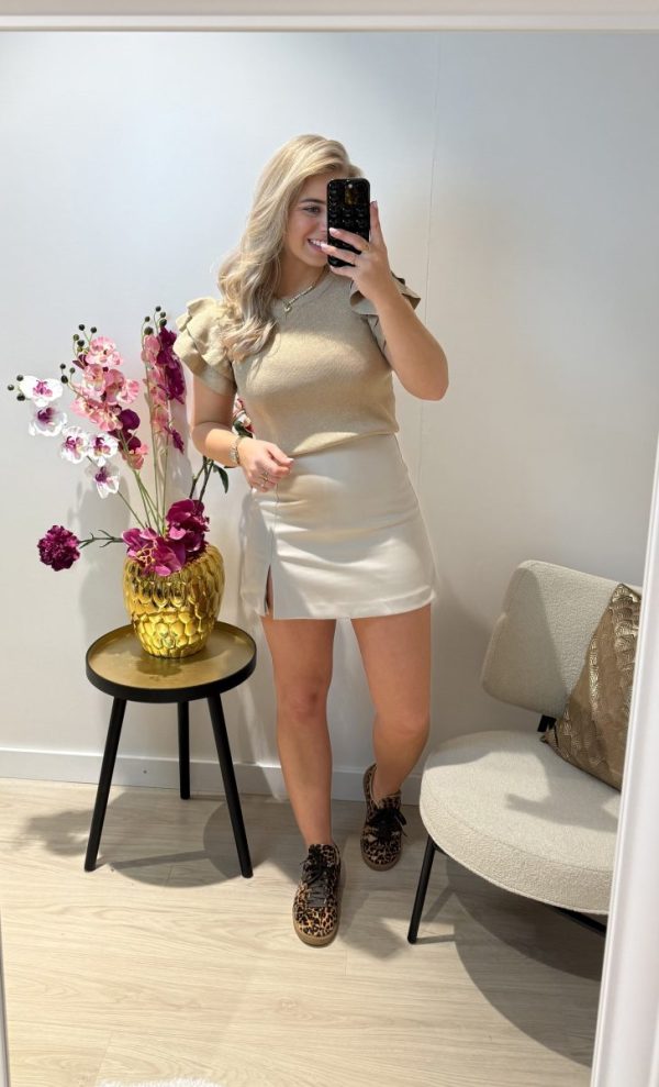 Elle Skort - Beige - Afbeelding 3