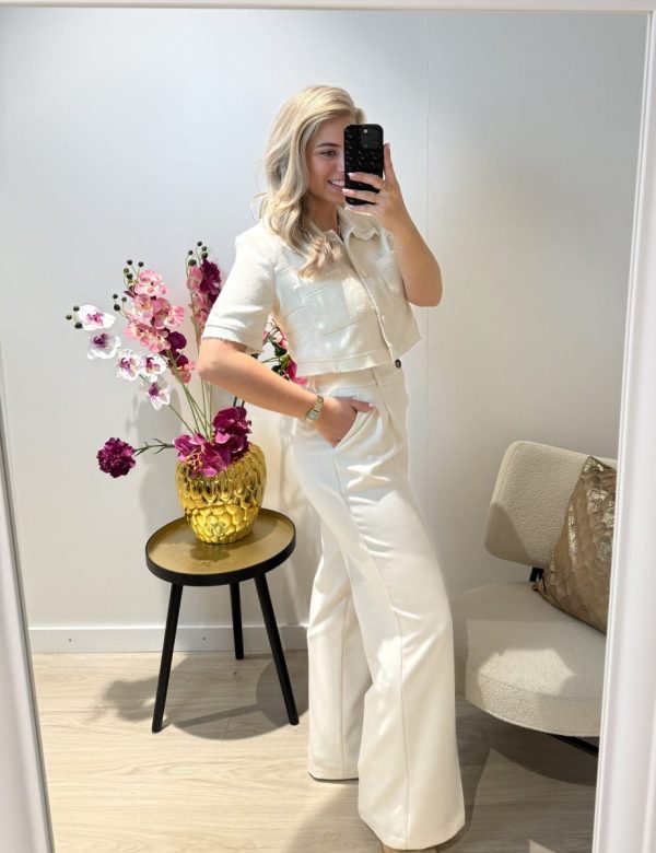 Isa Pantalon - Crème - Afbeelding 3