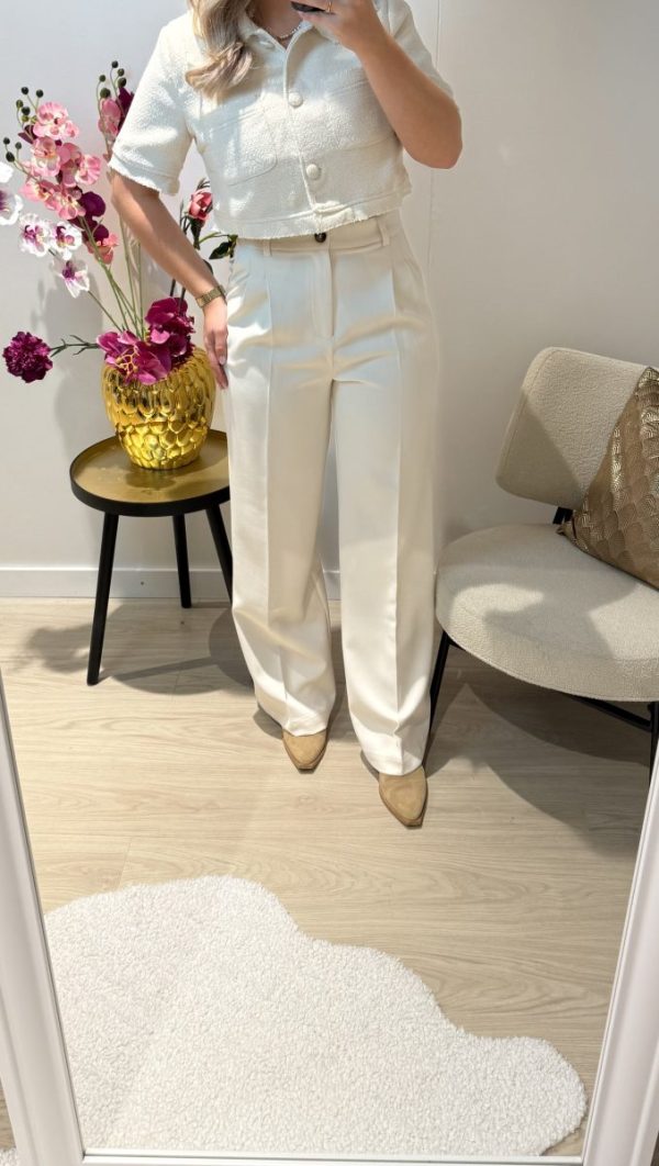 Isa Pantalon - Crème - Afbeelding 5