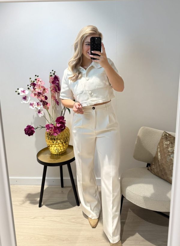 Isa Pantalon - Crème - Afbeelding 2