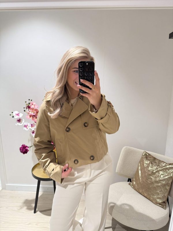 Trenchcoat short - Camel
