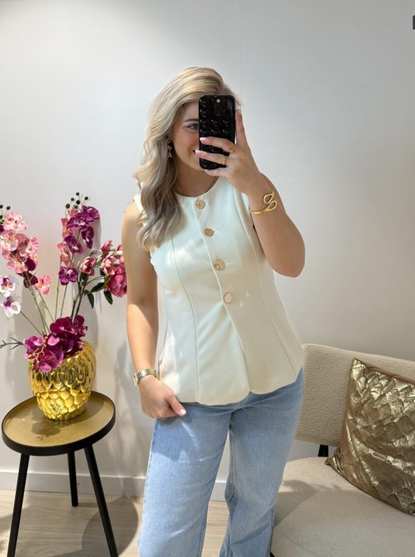 Chloë Top Crème