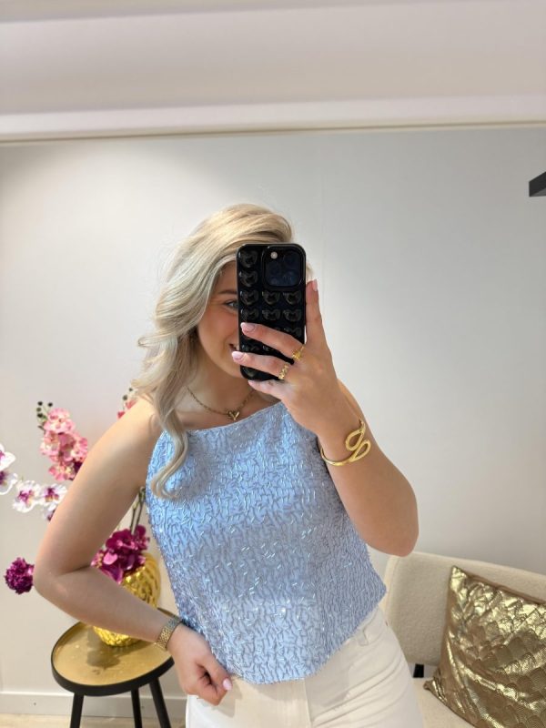 Madée Top - Blauw - Afbeelding 3
