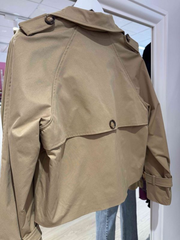 Trenchcoat short - Camel - Afbeelding 5