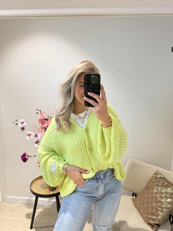 Seren knitting cardigan