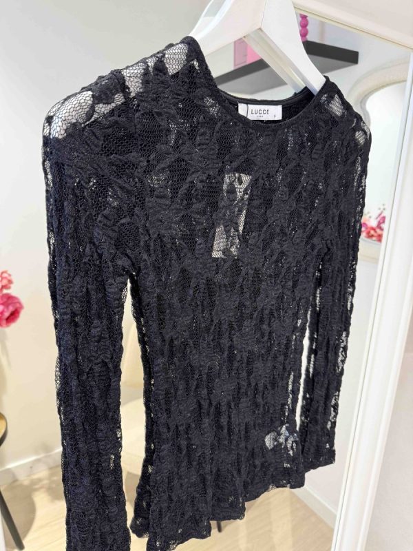 Linde Lace Top - Zwart - Afbeelding 4