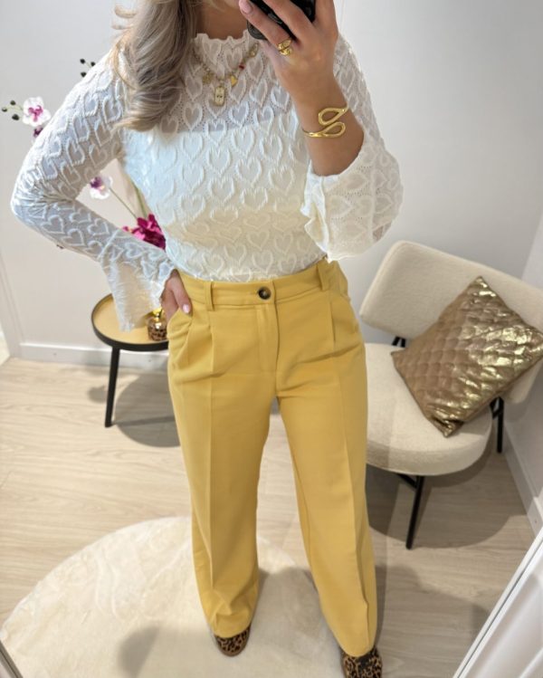 Isa Pantalon - Geel - Afbeelding 3