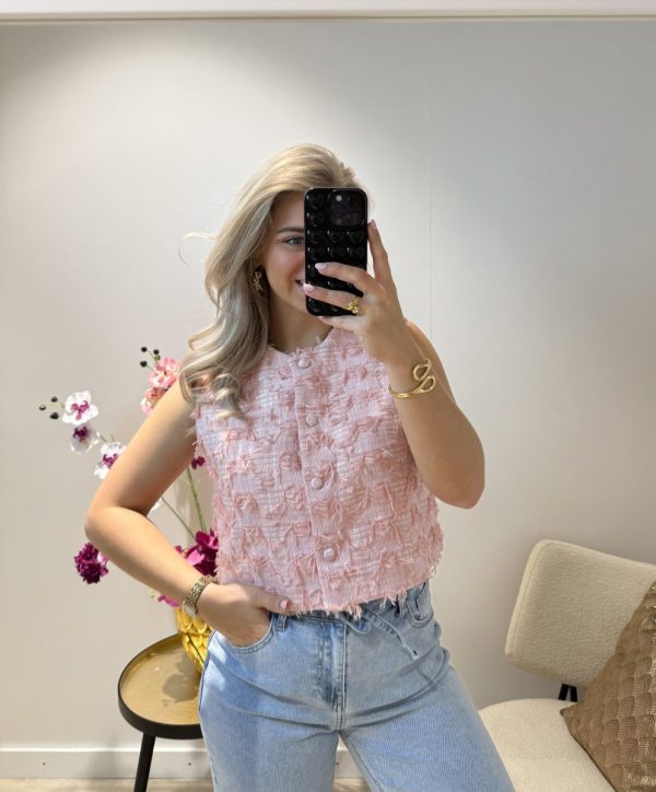 Nové Gilet - Roze