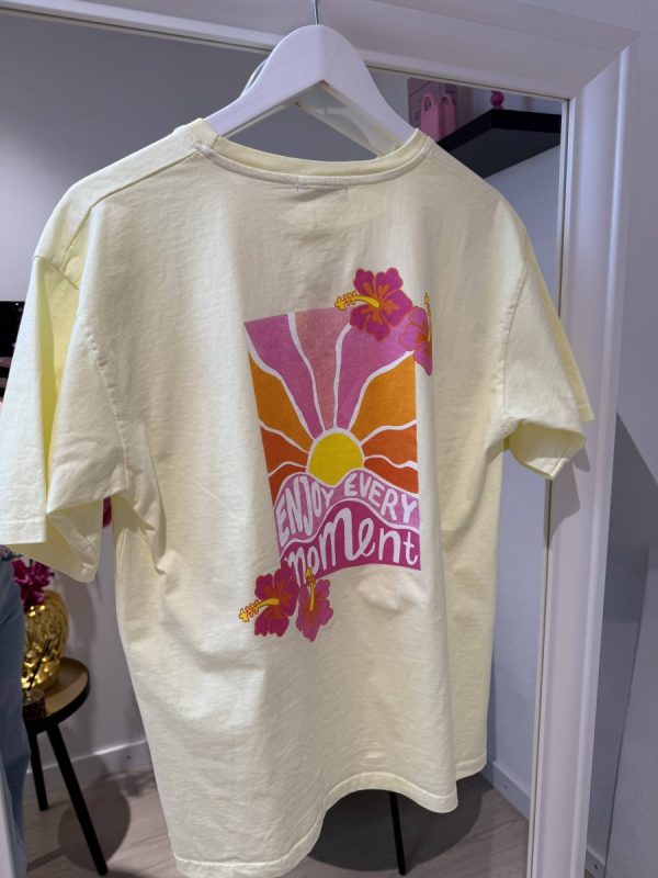 Enjoy T-shirt - Geel - Afbeelding 5