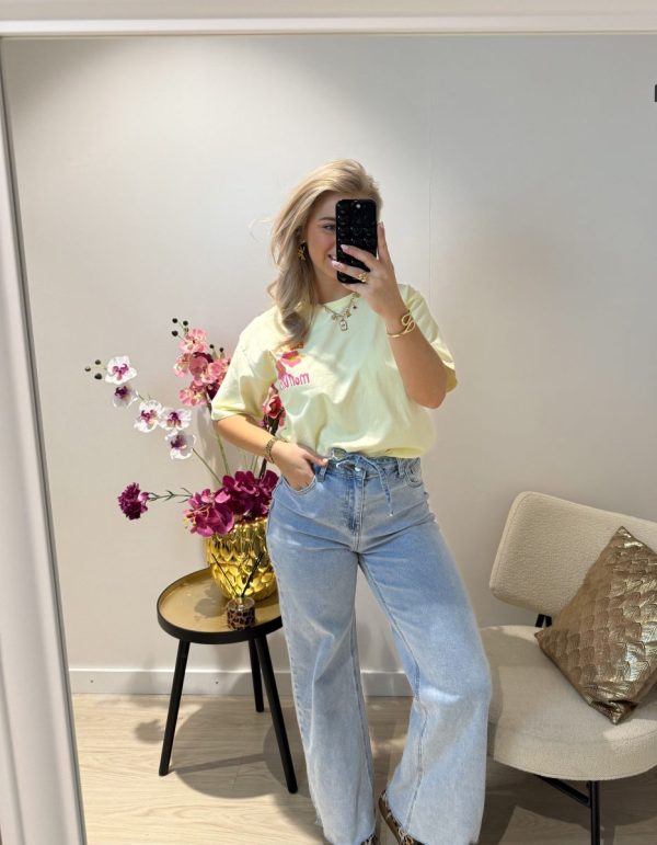 Bente Wide Leg Jeans Strik - Redial - Afbeelding 4