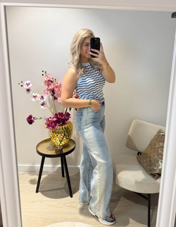 Lara Wide Leg Jeans - Queen Hearts - Afbeelding 2