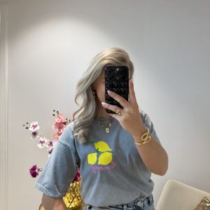 Lemons T-shirt - Grijs