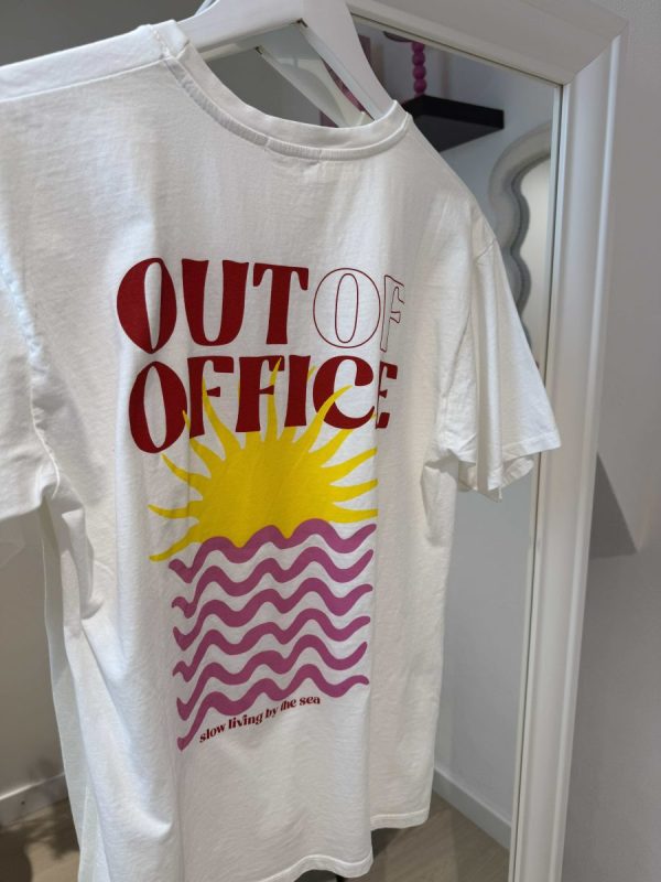 Out Of Office T-shirt - Wit - Afbeelding 5