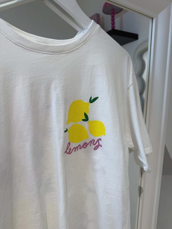 Lemons T-shirt - Wit - Afbeelding 3