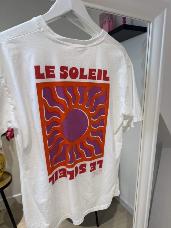 Le Soleil T-shirt - Wit - Afbeelding 3