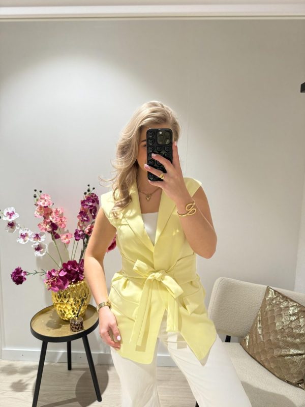 Giulia Gilet - Geel - Afbeelding 4