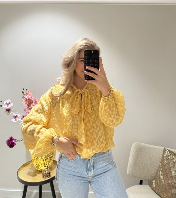 Victoria Blouse - Geel