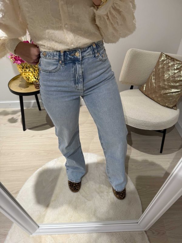 Mila Wide Leg Jeans - Queen Hearts - Afbeelding 5
