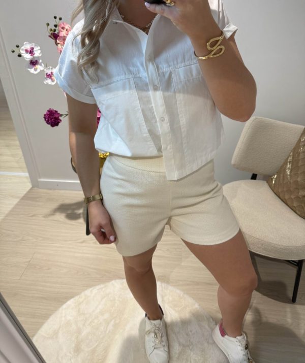 Yvette blouse - Offwhite - Afbeelding 3