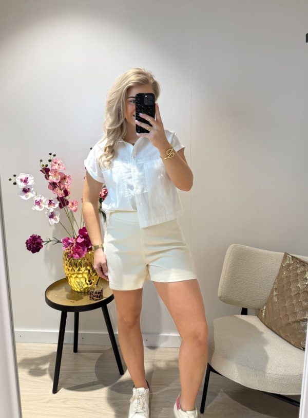 Yvette blouse - Offwhite - Afbeelding 2