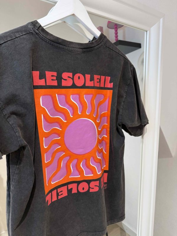 Le Soleil T-Shirt - Dark Grey - Afbeelding 3