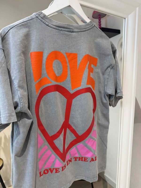 Love Is Air T-Shirt - Grey - Afbeelding 3