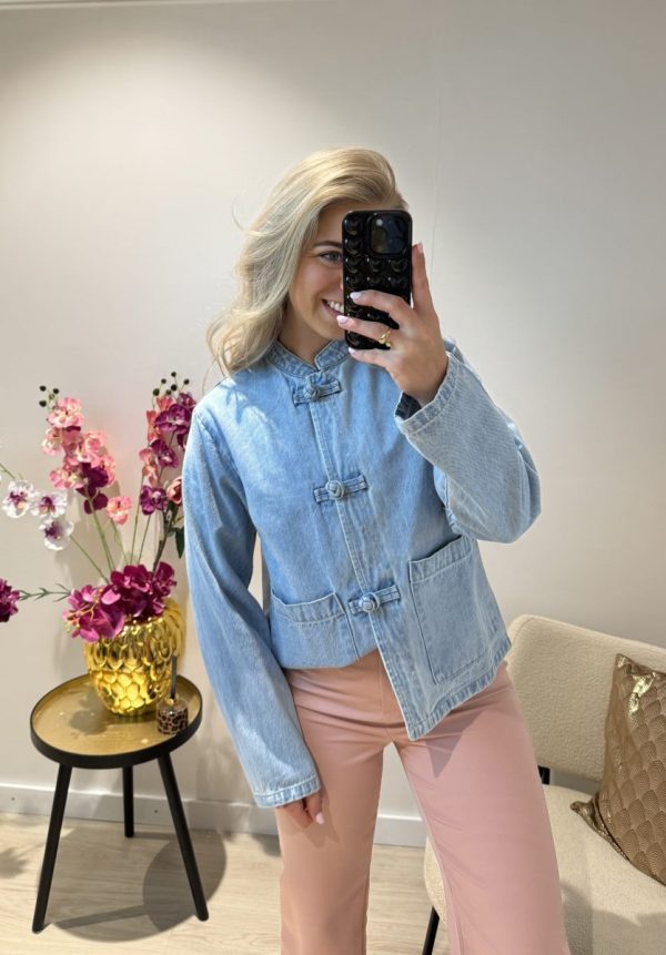 Olivia Denim Blouse