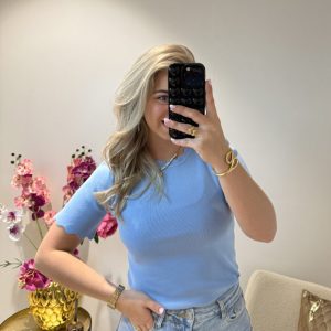 Meave Top - Blauw