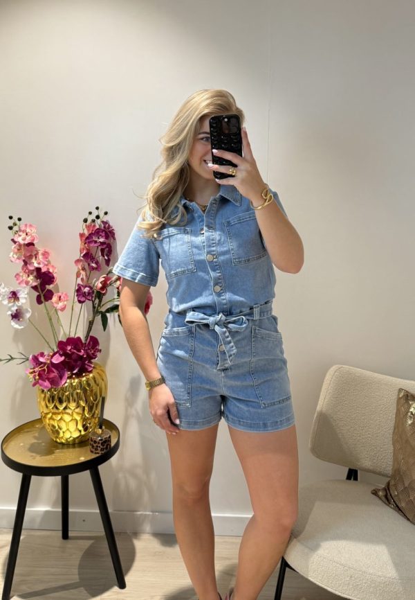 Joy Denim Playsuit - Redial - Afbeelding 3