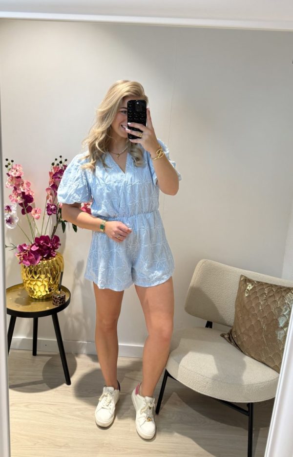 Lana Playsuit - Blauw - Afbeelding 3