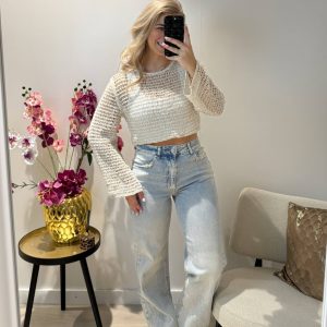 Tessa Wide Leg Jeans - Queen Hearts