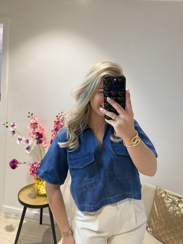 Rox Denim Blouse - Afbeelding 2