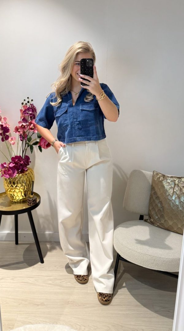 Celina Pantalon - Crème - Afbeelding 2