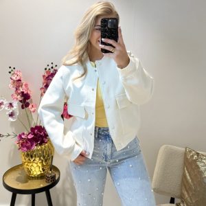 Noa Bomber Jacket - Wit