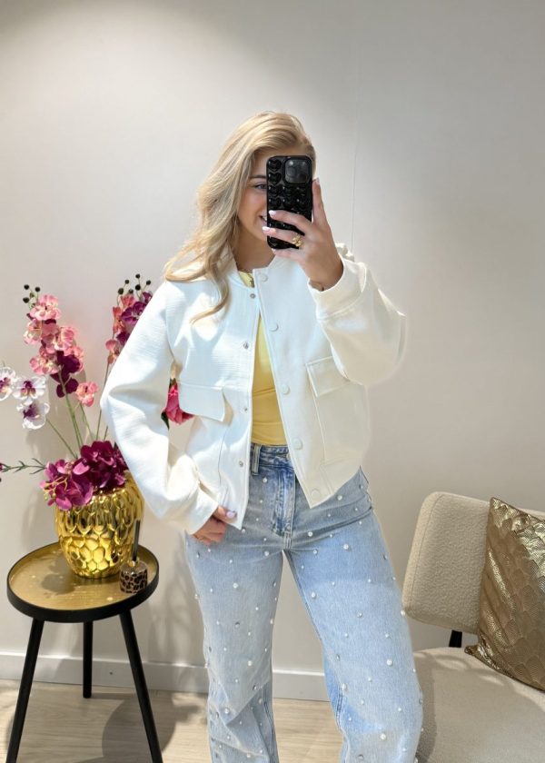 Noa Bomber Jacket - Wit