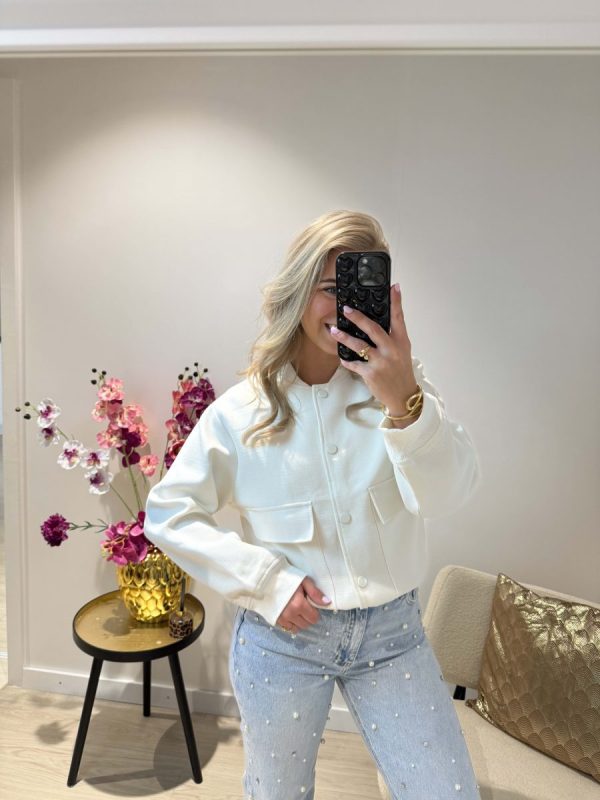 Noa Bomber Jacket - Wit - Afbeelding 2