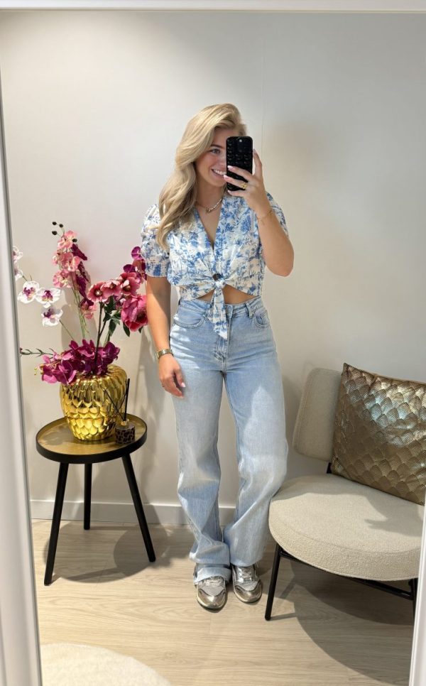 Nora Wide Leg Tall Jeans - Queen Hearts