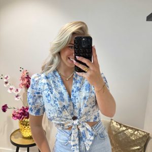 Olivia Blouse - Blauw