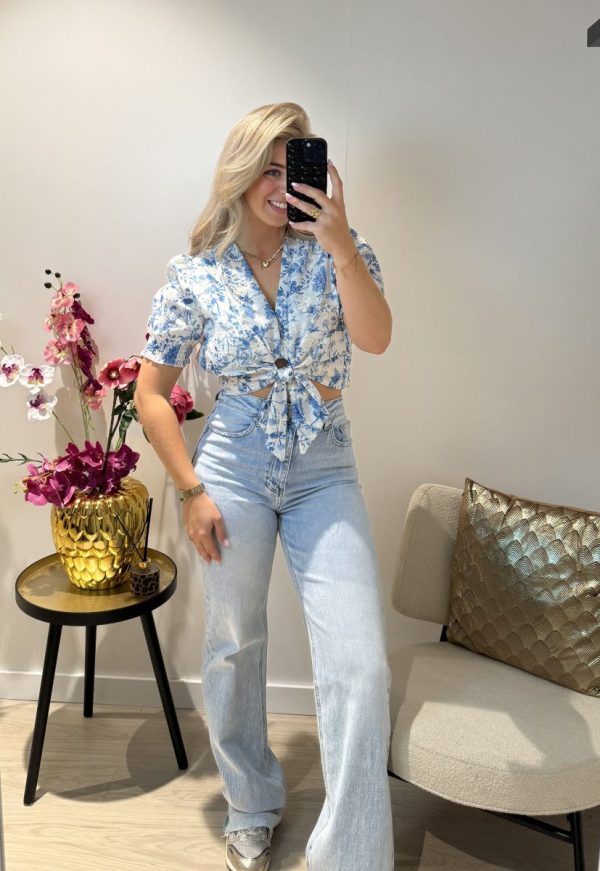 Nora Wide Leg Tall Jeans - Queen Hearts - Afbeelding 3